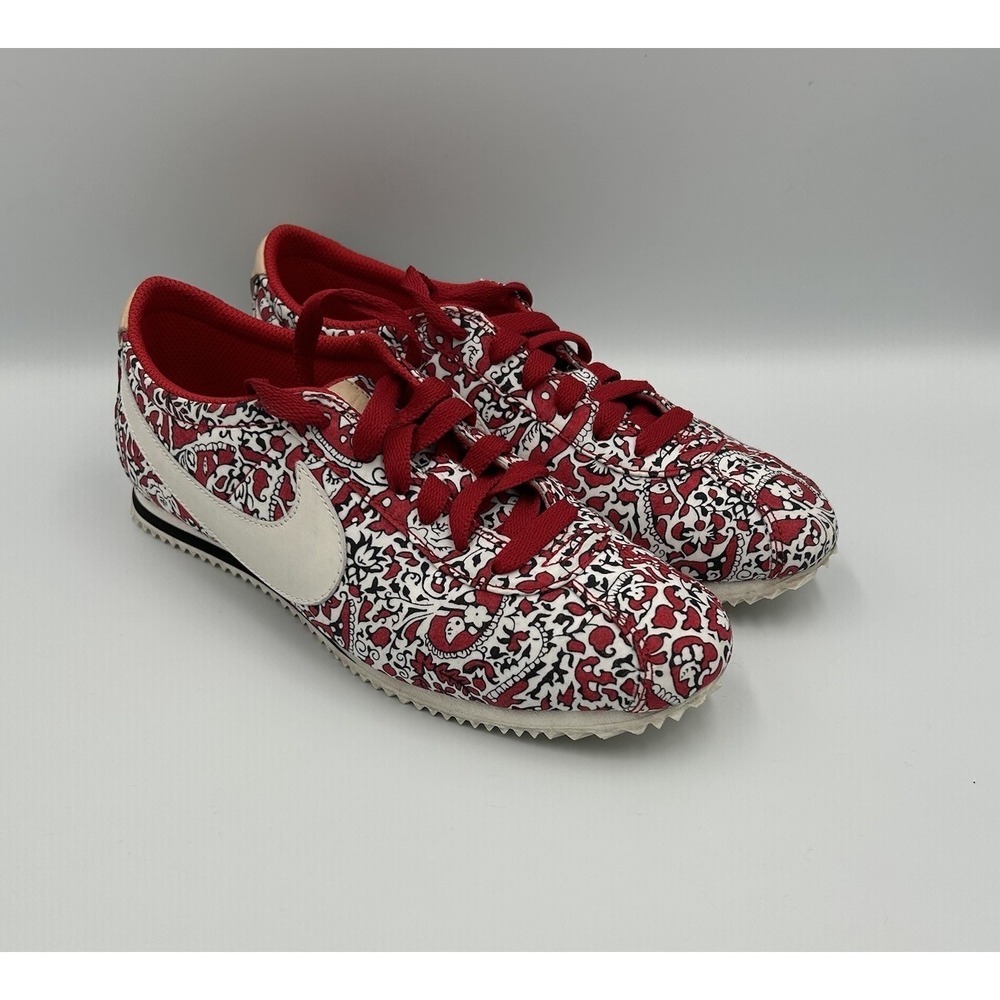 NIKE Lady Cortez LIB QS NSW X Liberty London Red sneakers Shoes 528713-600‎ Sz 7